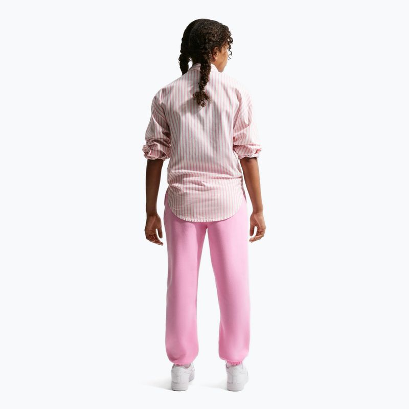 Vaikiškos kelnės Nike Sportswear Studio Fleece pink rise/white 3