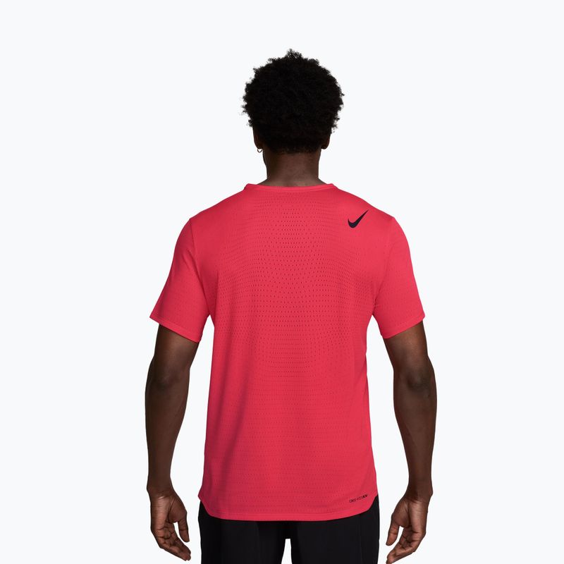 Vyriški bėgimo marškinėliai Nike AeroSwift fusion red/black 2