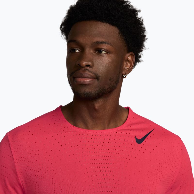 Vyriški bėgimo marškinėliai Nike AeroSwift fusion red/black 3