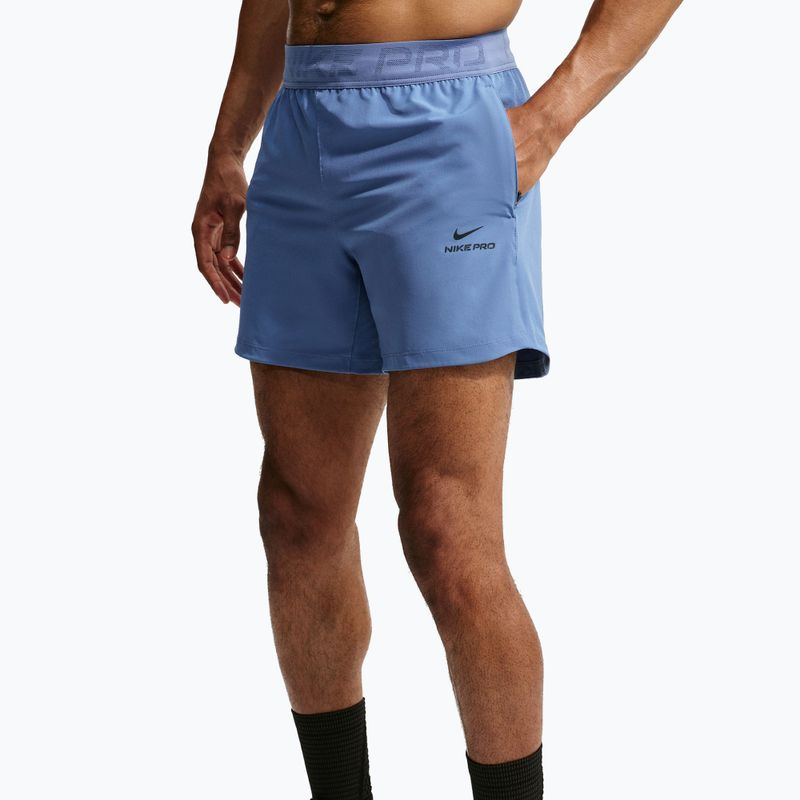 Vyriški treniruočių šortai Nike Pro Training indigo storm/black 3