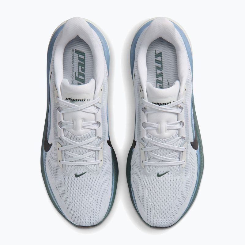 Vyriški bėgimo batai Nike Pegasus 42 pure platinum/work blue/dark obsidian 5