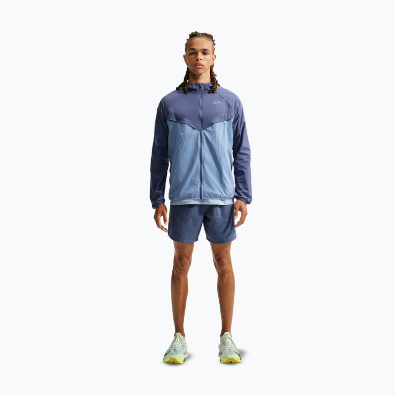 Vyriška bėgimo striukė Nike Stride diffused blue/work blue 2