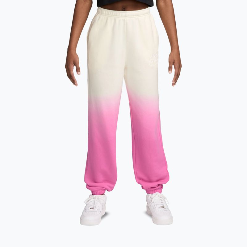 Vaikiškos kelnės Nike Sportswear Studio sail/playful pink