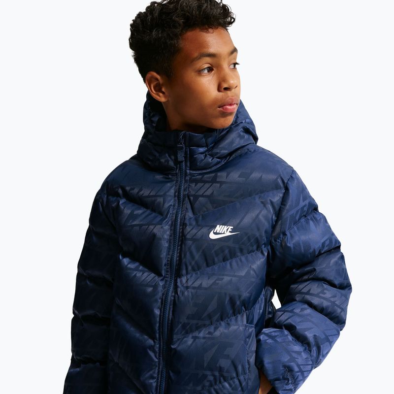 Šilta striukė vaikams Nike Sportswear "All Day Play" midnight navy/white 8