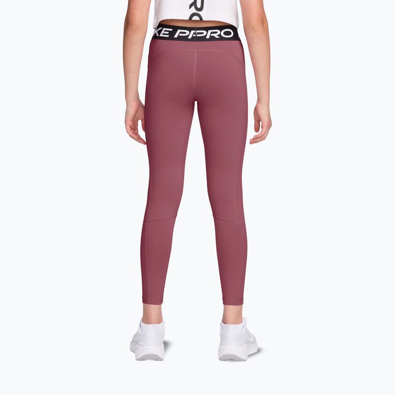 Vaikiškos tamprės Nike Pro pink smoke/white 2