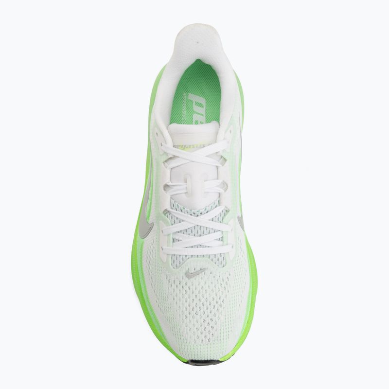 Moteriški bėgimo batai Nike Pegasus 42 white/green strike/metallic silver 5