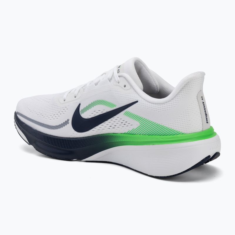 Vyriški bėgimo batai Nike Pegasus 42 white/green spark/midnight navy 3