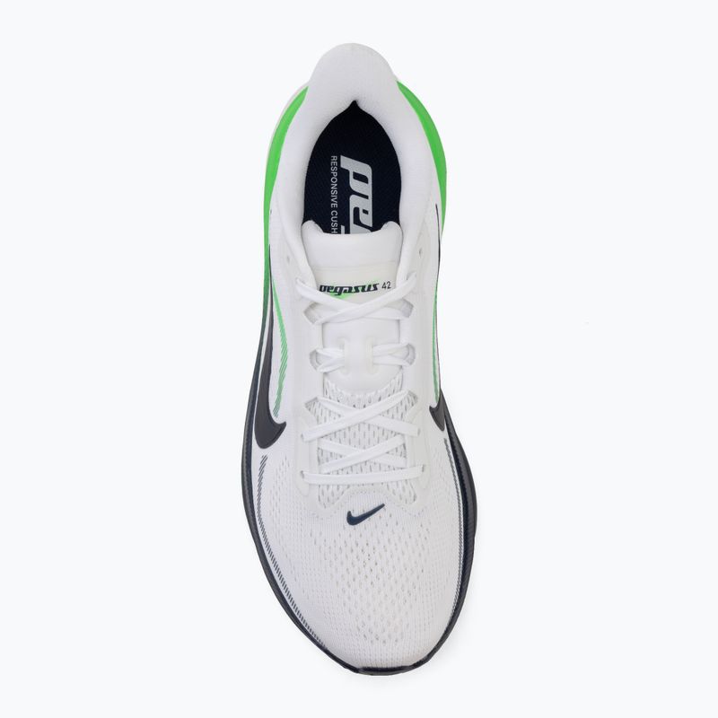 Vyriški bėgimo batai Nike Pegasus 42 white/green spark/midnight navy 5