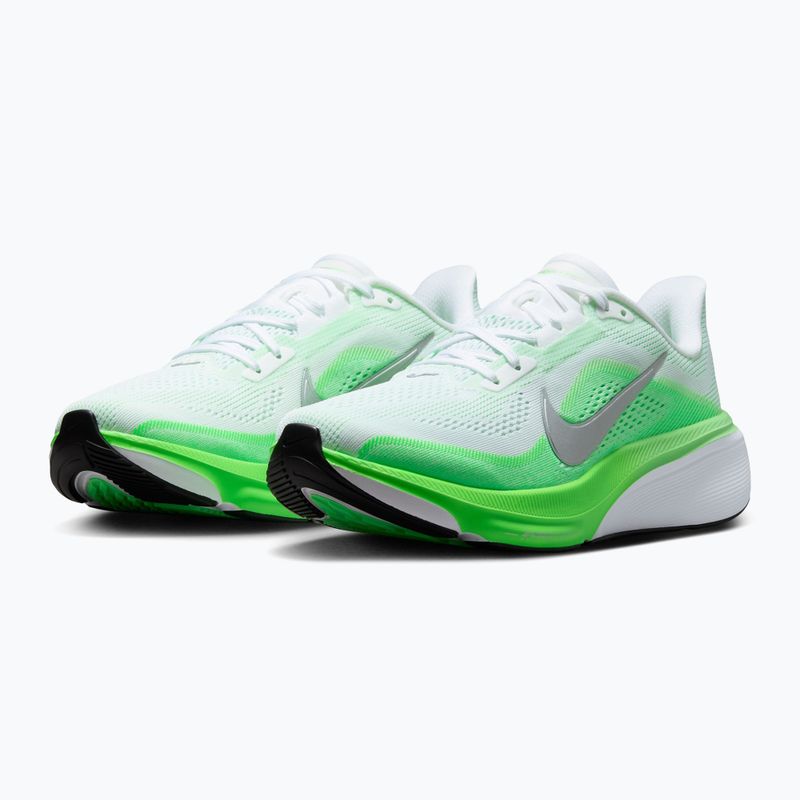 Moteriški bėgimo batai Nike Pegasus 42 white/green strike/metallic silver 3