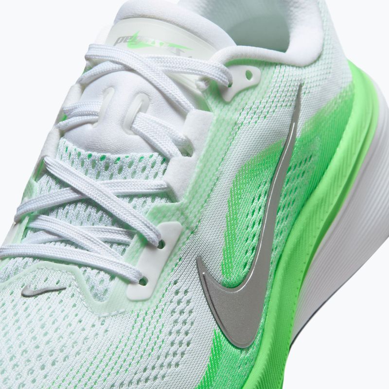 Moteriški bėgimo batai Nike Pegasus 42 white/green strike/metallic silver 7