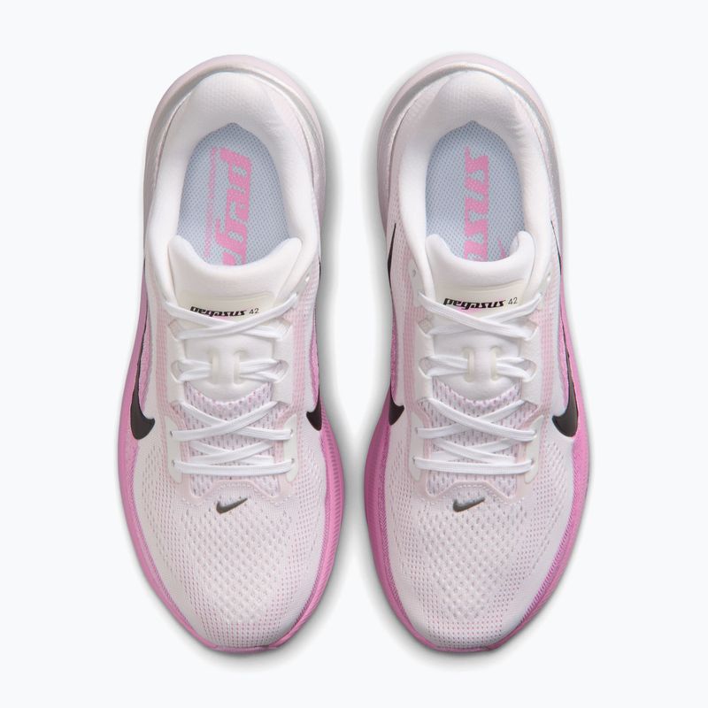 Moteriški bėgimo batai Nike Pegasus 42 white/light magenta/bleached lilac/black 5