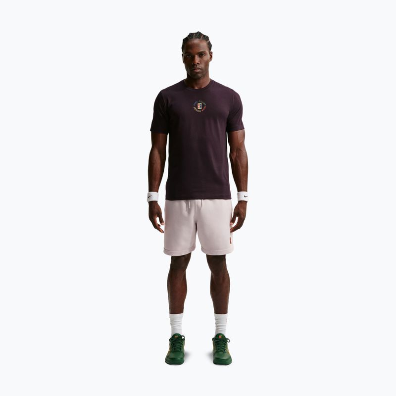 Polo marškinėliai Nike Court Dri-Fit Burgundy Ash 2