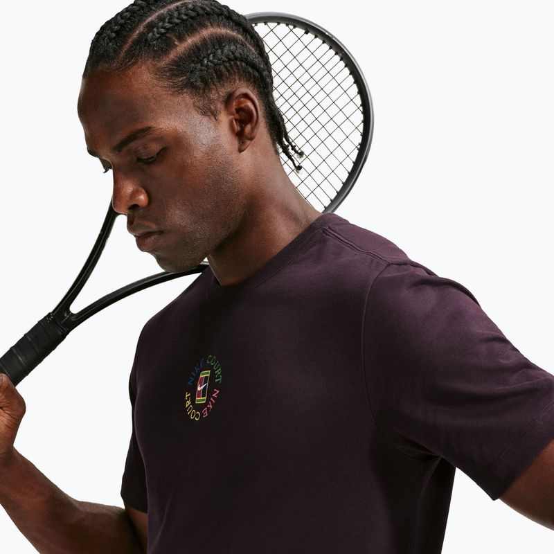 Polo marškinėliai Nike Court Dri-Fit Burgundy Ash 6