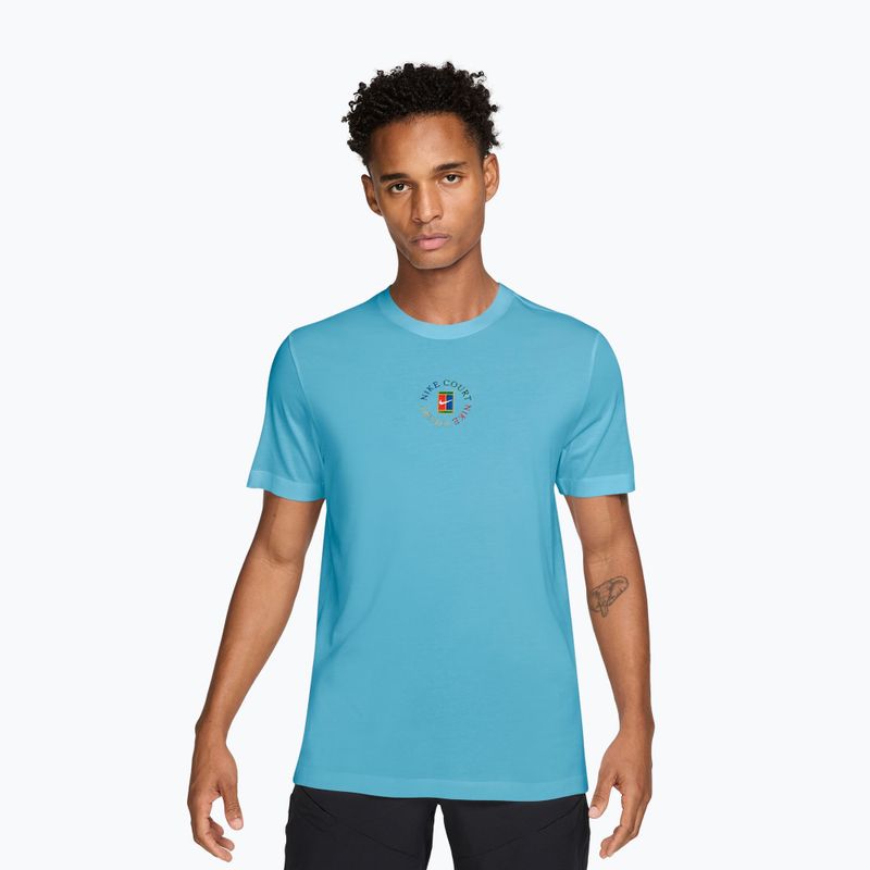 Polo marškinėliai Nike Court Dri-Fit Blue Gaze