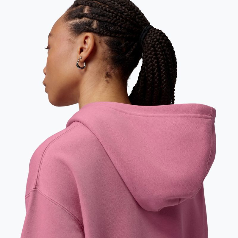 Moteriškas džemperis Jordan Fleece Hoodie desert berry/white 5
