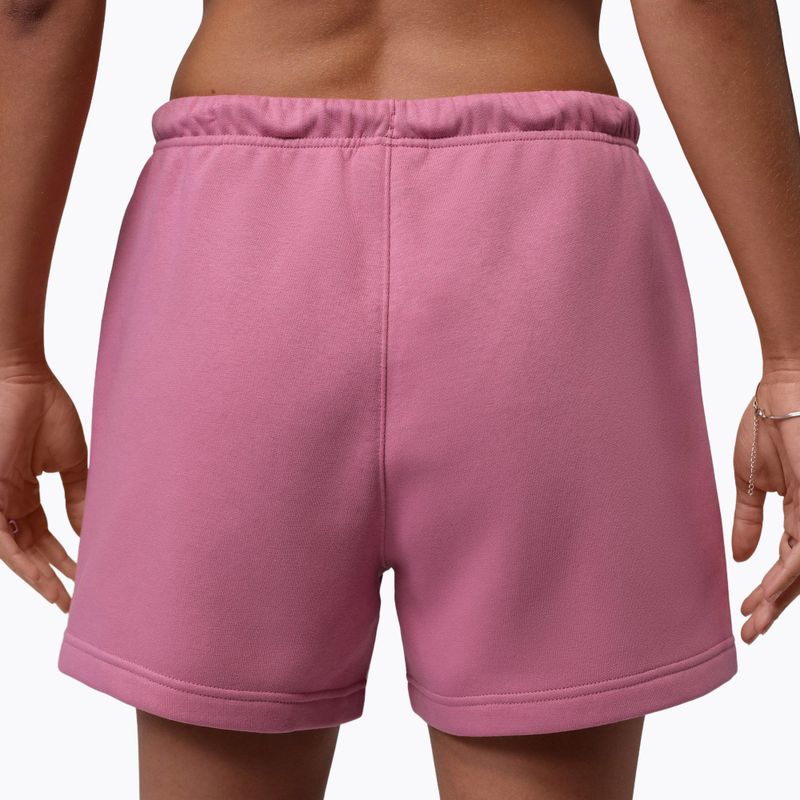 Moteriški šortai Jordan Fleece desert berry/white 4