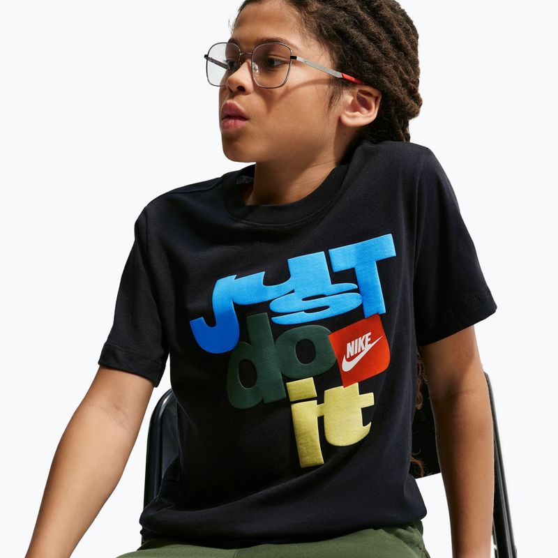 Vaikiški marškinėliai Nike Sportswear Club black 5