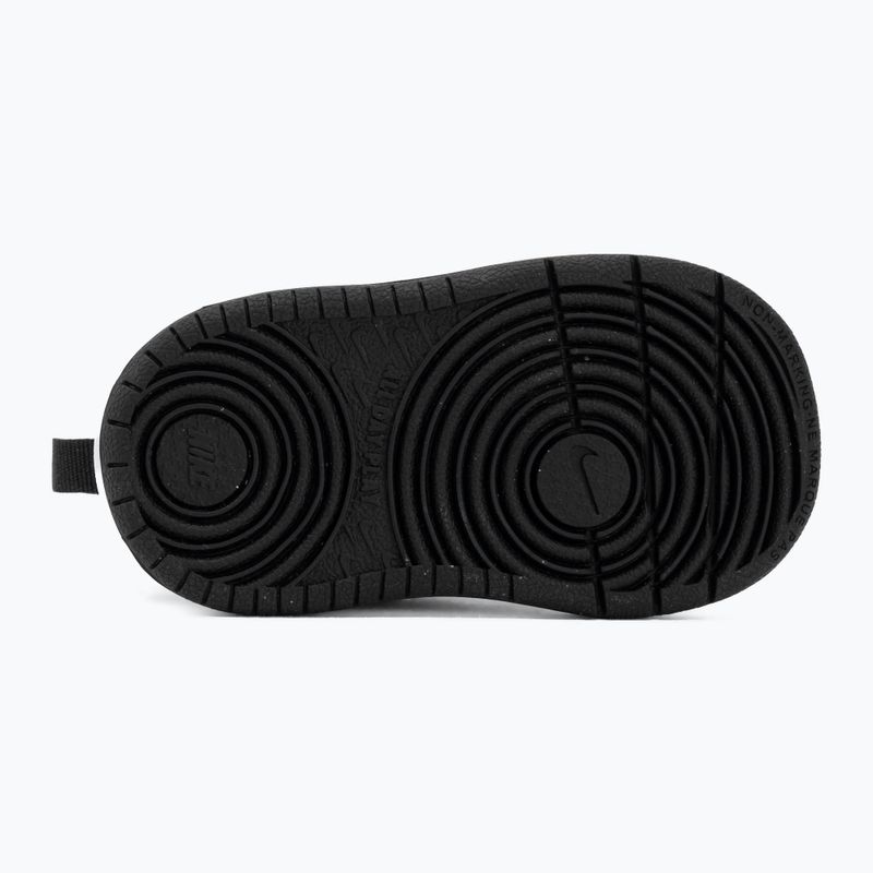 Vaikiški batai Nike Court Borough Low black/smoke grey/white/illusion green 4