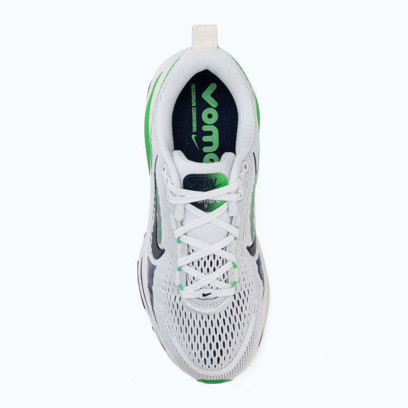 Bėgimo bateliai Nike Vomero 18 white/green spark/midnight navy 5