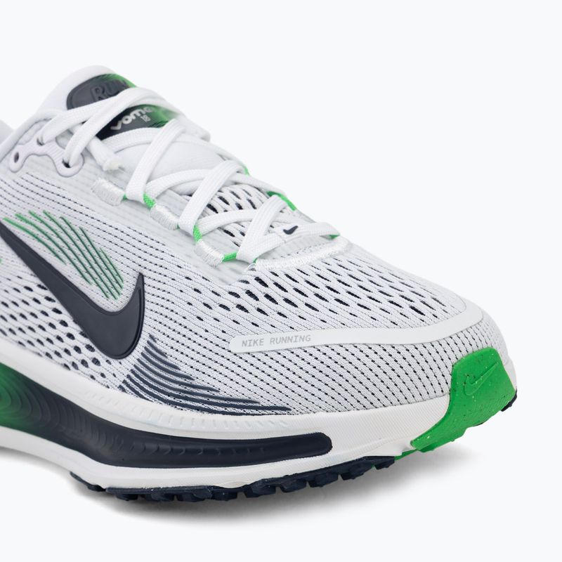 Bėgimo bateliai Nike Vomero 18 white/green spark/midnight navy 7