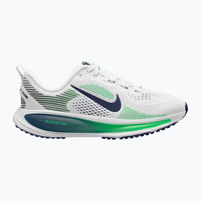 Bėgimo bateliai Nike Vomero 18 white/green spark/midnight navy
