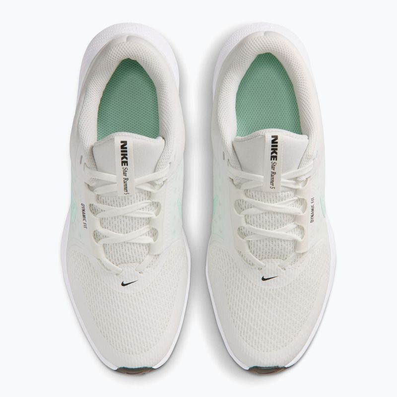 Bėgimo bateliai Nike Star Runner 5 summit white/black/arctic green 11