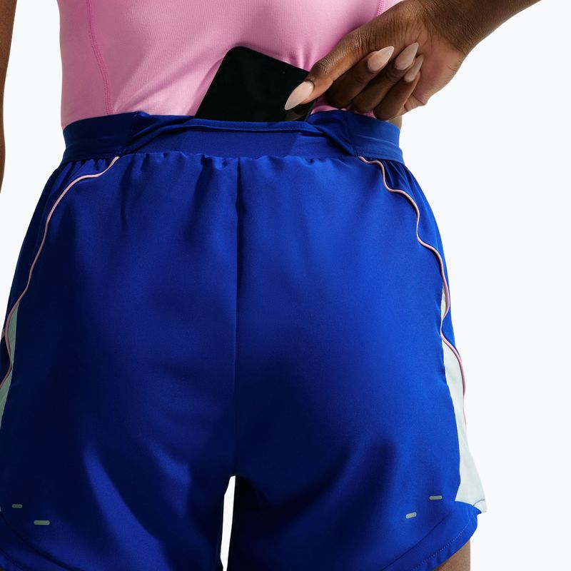 Moteriški bėgimo šortai Nike Tempo Dri-Fit Unlined old royal/football grey/pink rise 7