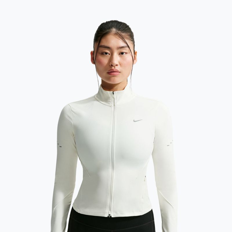 Moteriškas bėgimo džemperis Nike Swift Dri-Fit Full Zip sail