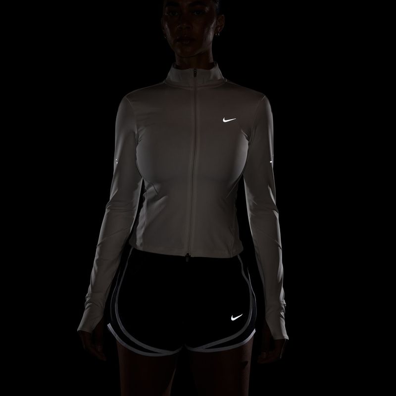 Moteriškas bėgimo džemperis Nike Swift Dri-Fit Full Zip sail 7