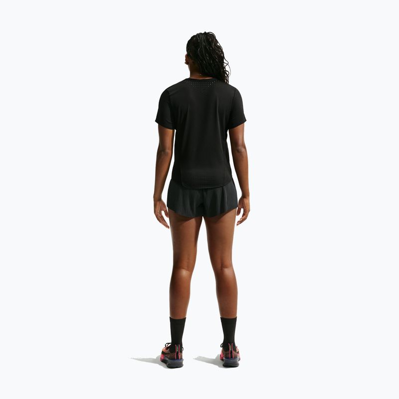 Moteriški bėgimo marškinėliai Nike AeroSwift black/white 3