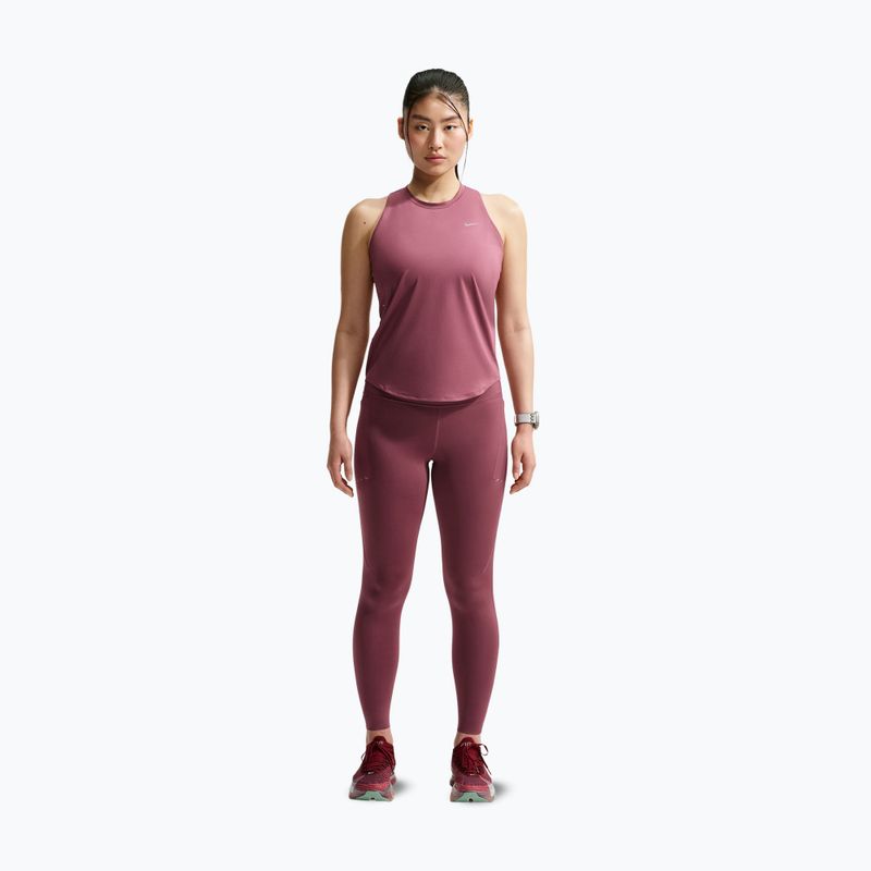 Moteriški bėgimo marškinėliai Nike Swift Dri-Fit Tank Top pink smoke 2