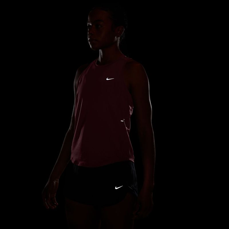 Moteriški bėgimo marškinėliai Nike Swift Dri-Fit Tank Top pink smoke 7