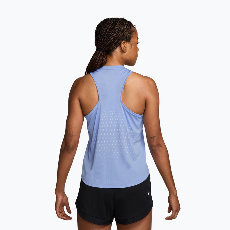 Moteriški bėgimo marškinėliai Nike Swift Aero-Fit Tank Top aluminum/pure platinum 2