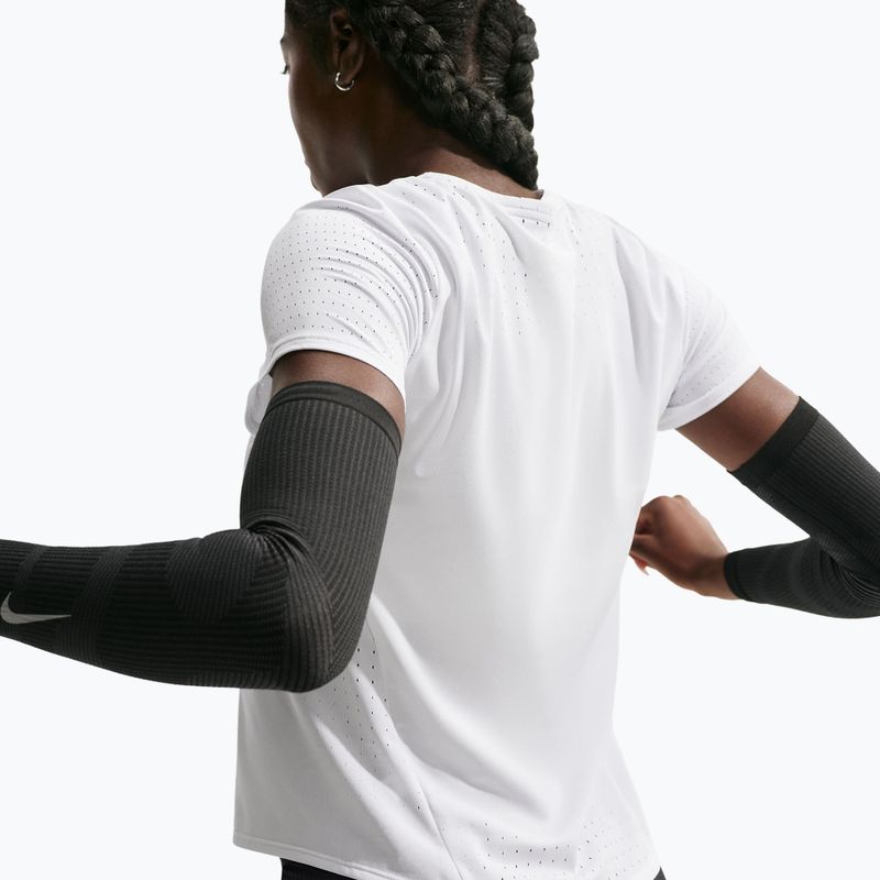Moteriški bėgimo marškinėliai Nike AeroSwift white/black 6
