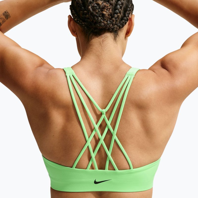 Sportinė liemenėlė Nike Indy Strappy illusion green/black 3