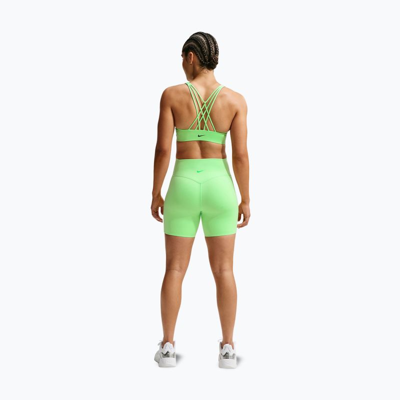 Sportinė liemenėlė Nike Indy Strappy illusion green/black 4