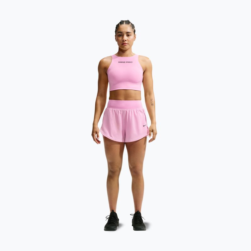 Sportinė liemenėlė Nike Pro Sculpt pink rise/black 2