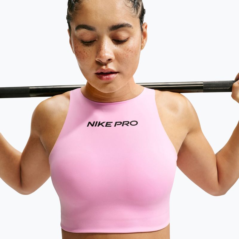 Sportinė liemenėlė Nike Pro Sculpt pink rise/black 5