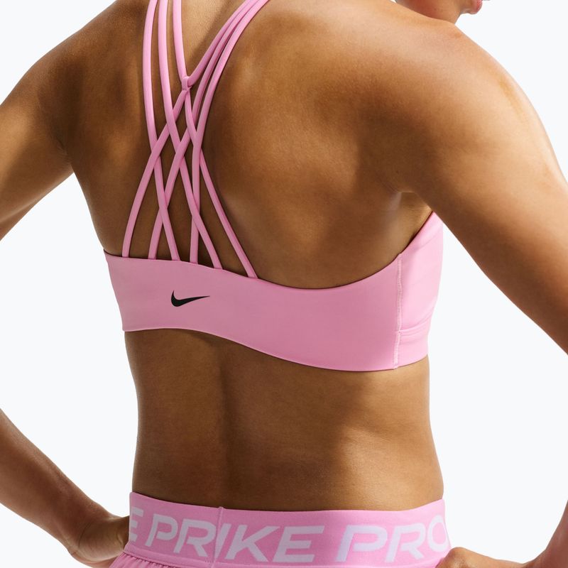 Sportinė liemenėlė Nike Indy Strappy pink rise/black 4
