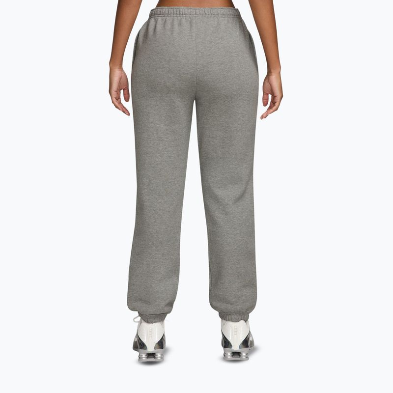 Moteriškos kelnės Nike Studio Fleece dark grey heather/sail 2