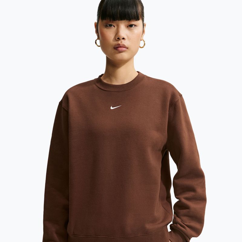 Moteriškas džemperis Nike Studio Fleece cacao wow/sail 4