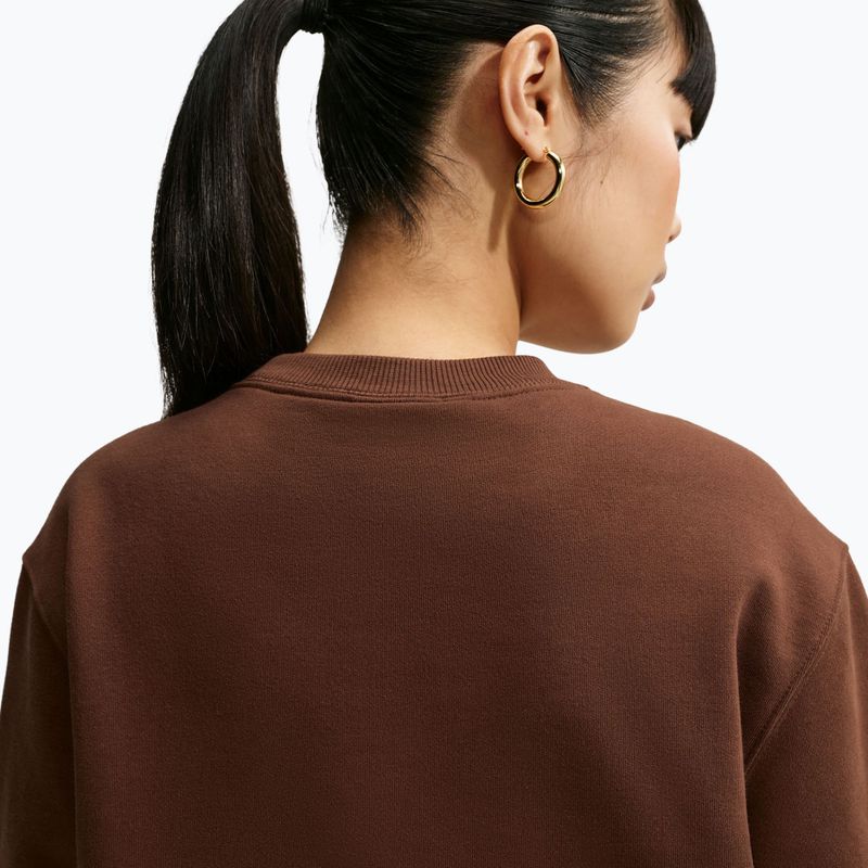 Moteriškas džemperis Nike Studio Fleece cacao wow/sail 6