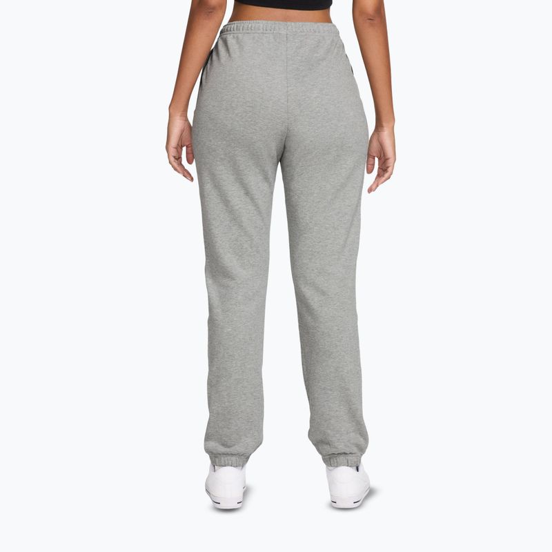 Moteriškos kelnės Nike Studio Fleece dark grey heather/Sail 2
