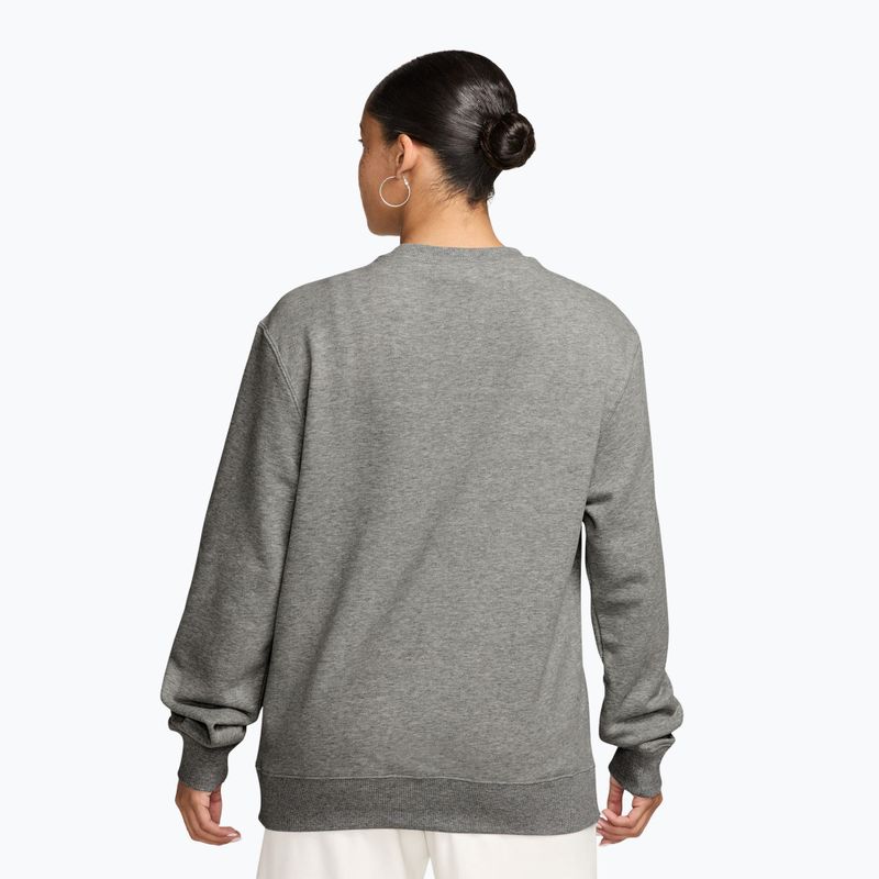 Moteriškas džemperis Nike Studio Fleece Lightweight dark grey heather/sail 2