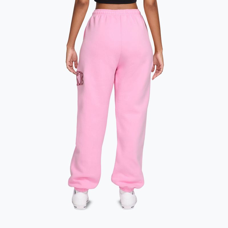Moteriškos kelnės Nike Studio Fleece pink rise/pink smoke 2