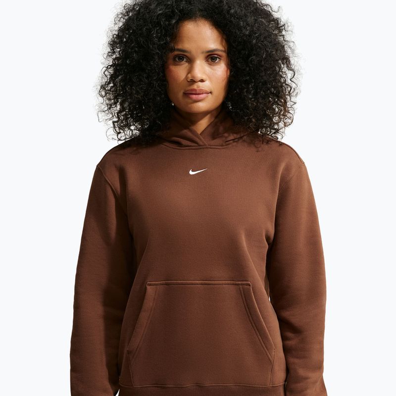 Moteriškas džemperis Nike Studio Fleece cacao wow/sail 5