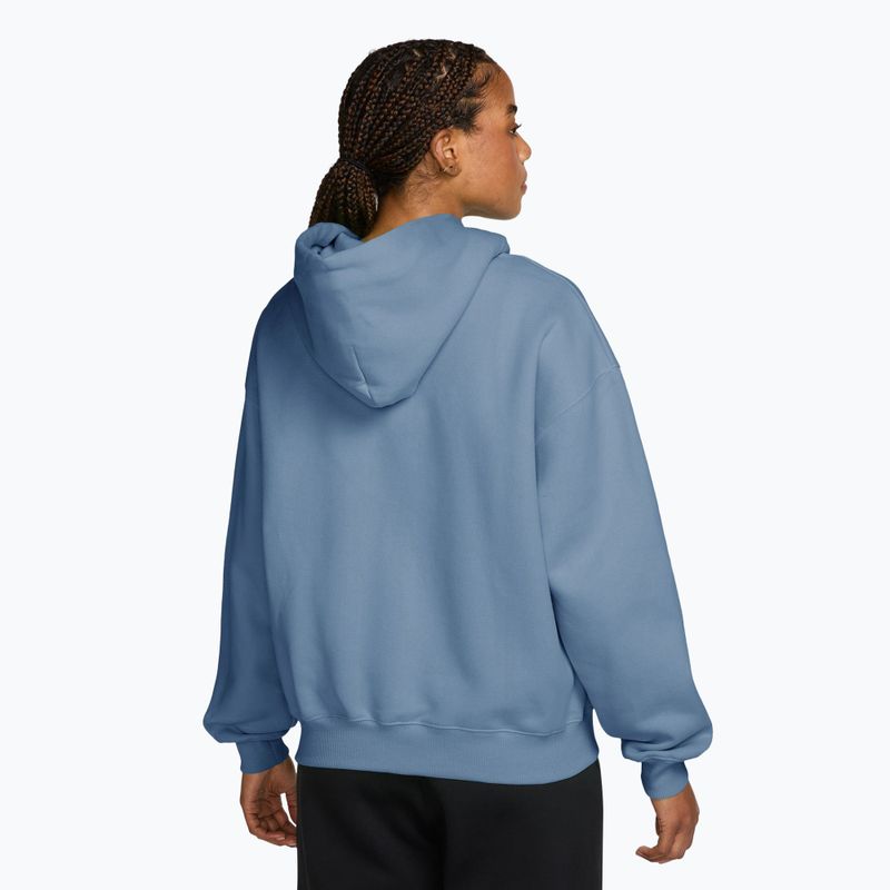 Moteriškas džemperis Nike Studio Fleece Medium Weight Oversized Full Zip work blue/sail 2