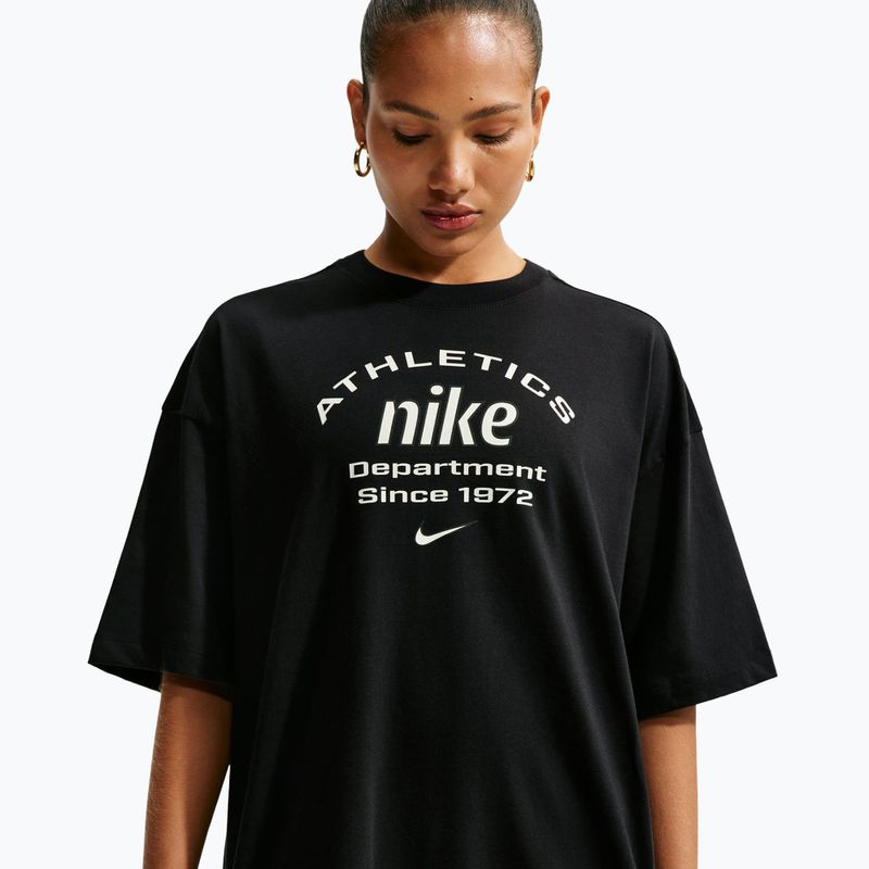 Moteriški marškinėliai Nike Sportswear Oversized Black 4