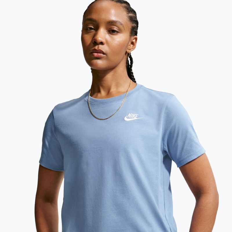Moteriški marškinėliai Nike Sportswear Club Essentials work blue 3