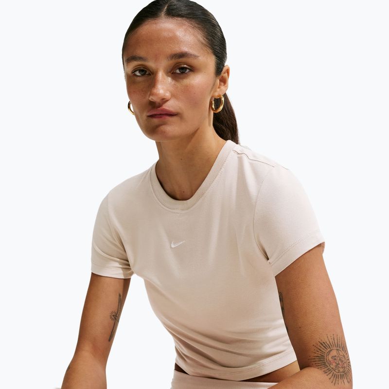 Moteriški marškinėliai Nike Sportswear Chill Knit cream Ii/sail 6